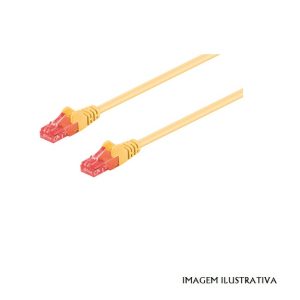 WIR666 CABO UTP CAT.6 amarelo 0.5m