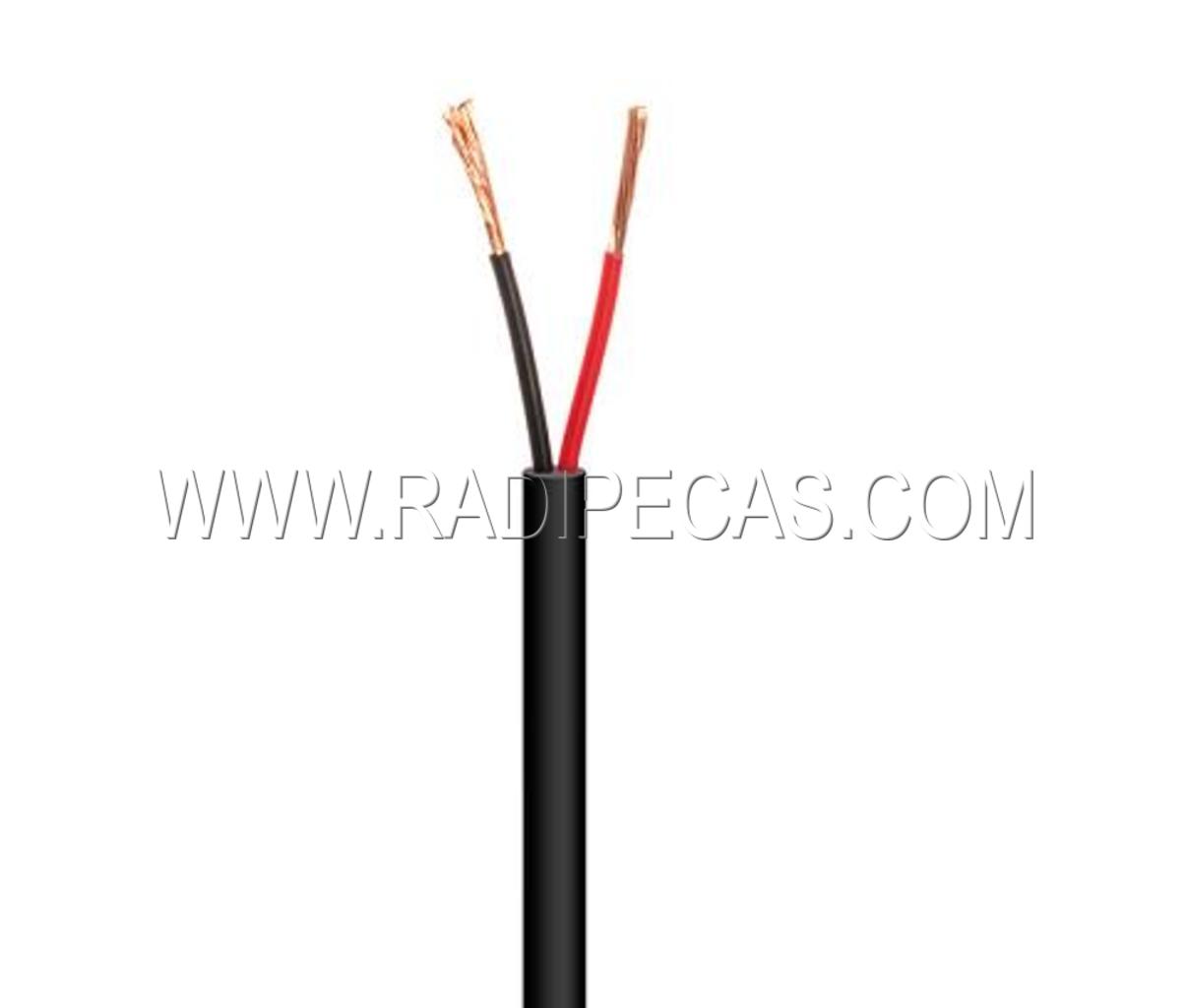 WIR9050 Cabo de som 6.8mm , CCA 2x 1,5mm² (52x0,19mm x2)