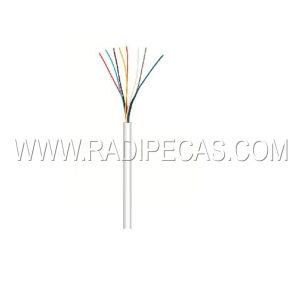 WIR9087 Cabo 8 cond de 0,2mm x7 (0,22mm²) em CCA