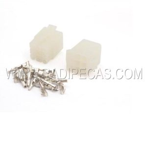 WTWCS3X3 CONJUNTO CAIXAS UNIAO MACHO/FEMEA+TERMINAIS 3+3 PO