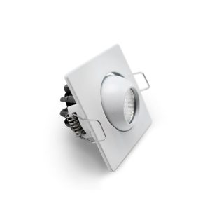 Spot LED 3w 3000k Quadrado Basculante