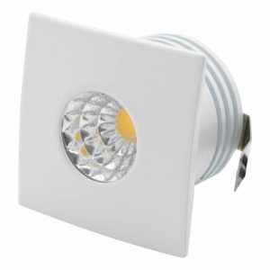 Spot LED 3w 4000k Quadrado