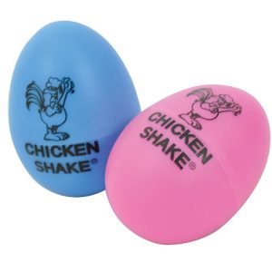 Conjunto de 2 Egg Shakers de Plastico