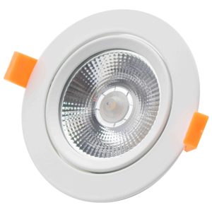 Led Down. Slim Br Redondo Orientavel 20w 3000k