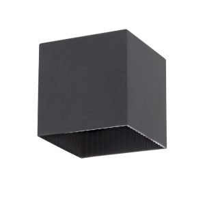 Led Aplique Solar Parede Preto 100lm 4000k