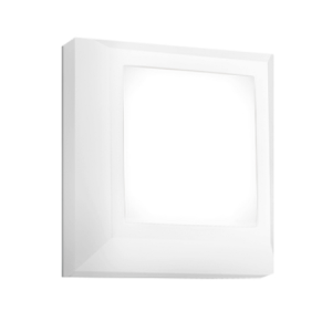 Aplique LED Muro Saliente Quadrado Branco 3.1w 