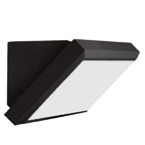 Aplique LED Muro Saliente Preto 12w 4000k 700lm