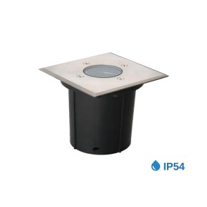 Projetor de Pavimento Quadrado para Gu10