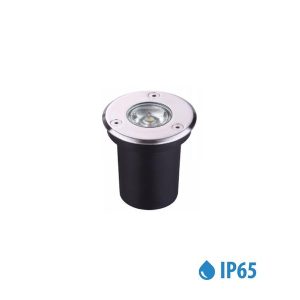 Projetor de Pavimento Redondo Cob 3w 3000k