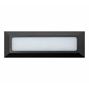 Aplique LED Muro Saliente Preto 3w 3000k