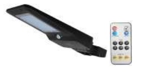 Luminária LED Solar C/Comando Bateria Lifepo4: 32.