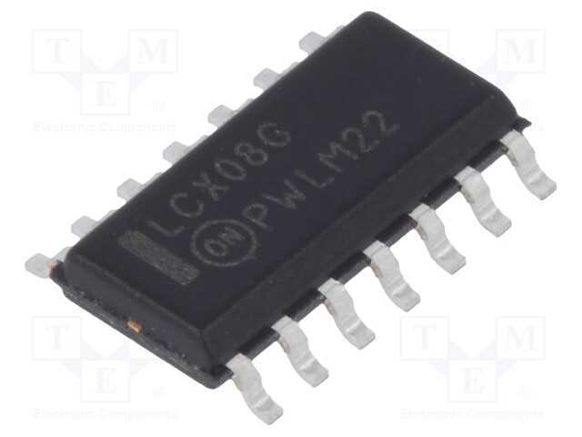 Ic: Digital, And, Ch: 4, In: 2, Cmos,Ttl, Smd, So.