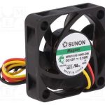 Ventilador: Dc, Transversal, 12vdc, 40x40x10mm, 1.
