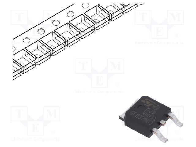 Transístor: Npn, Bipolar, 80v, 8a, 20w, Dpak