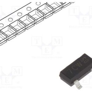 Transístor: Npn, Bipolar, 40v, 0,6a, 250mw, Sot23.