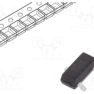 Transístor: Npn, Bipolar, 80v, 0,5a, 250mw, Sot23