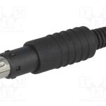 Ficha, Din Mini, Macho, Pin: 6, com o Anel Protet.