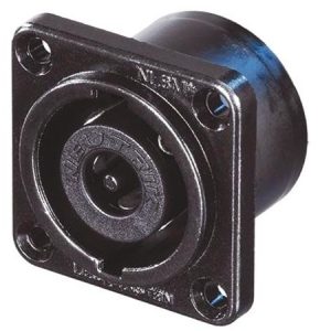 Neutrik - Conector de Chassis Macho Novo Square