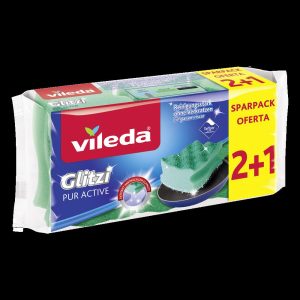 Esfregão Su Glitzi Pur Active 2+1 172568 Vileda