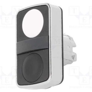 Interruptor: Duplo, 22mm, Pos.Estáv: 1, Branco/Pr.