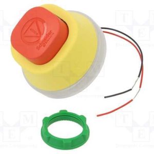 Interruptor: de Segurança, 22mm, Pos.Estáv: 2, Ve.