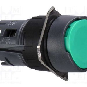 Interruptor: de Pressão, 16mm, Pos.Estáv: 1, Verd.