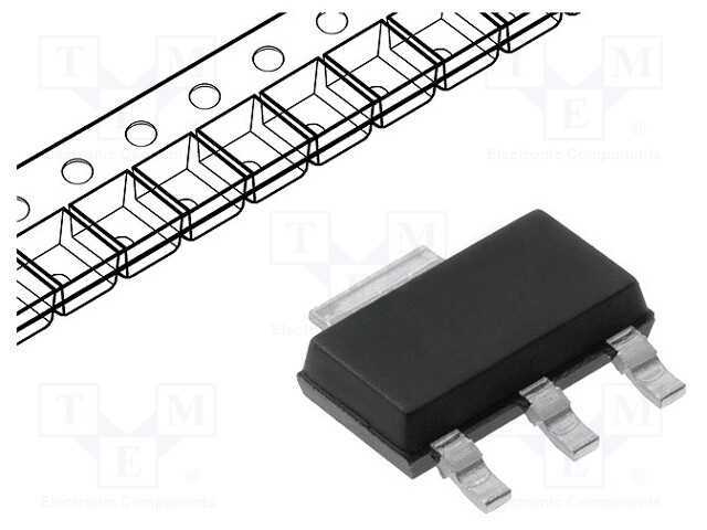 Transístor: N-Mosfet, Unipolar, 200v, 0,32a, 2w, .