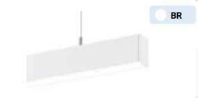 Lussoro - Linear LED Suspensa 3000k 4000lm 230v