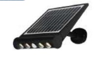 Aplique LED Solar C/Sensor 4000k 950lm 3,7v