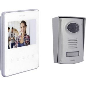 Video Porteiro 4.3" Design - 2 Fios - Branco