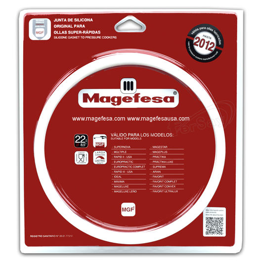 Junta Borracha Original Olla Magefesa Rapida 22 Cm
