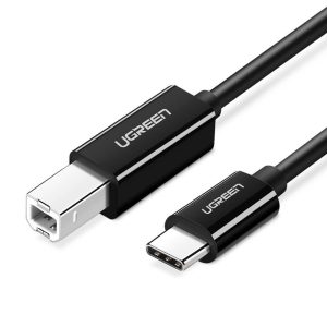 Cabo Ugreen Us241 Usb C para Type B Printer Scann.