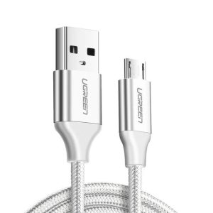 Cabo Micro Usb Qc 3.0 2m Branco Ugreen 