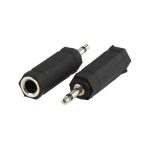 Adaptador Jack 3.5 Macho Mono para Jack 3.5 Femea