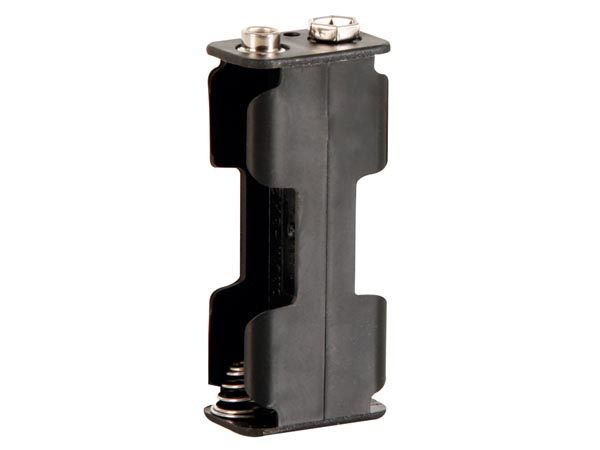 BH322B Suporte pilhas 2 X R6 1.5V com terminais snap