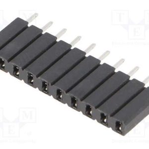 Tomada. Pinos. Fêmea. Pin: 10. Simples. 2.54mm. T.