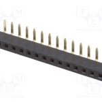 Tomada. Pinos. Fêmea. Pin: 15. Angulares 90. 2.54.