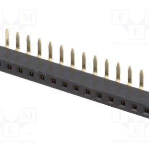 Tomada. Pinos. Fêmea. Pin: 15. Angulares 90. 2.54.