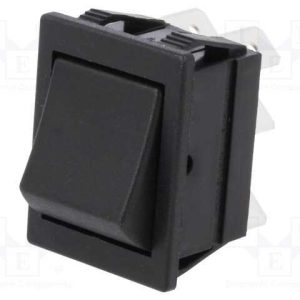 Rocker, Dpdt, Pos: 2, On-On, 16a/250vac, Saí: Con.