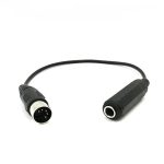 Adaptador Din Macho para Jack 6.35 Femea