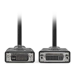 Cabo Dvi-I Dual Macho para Dvi-I Dual Femea