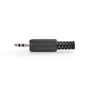 Conector Stereo 35 Mm Macho Preto