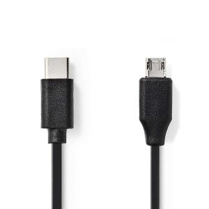 Cabo Usb 2.0 Tipo-C Macho para Micro B Macho 1m