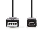 Cabo Usb 2.0 a Macho para Mini 5 Pinos Macho 1m