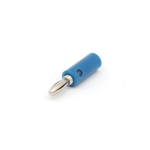Ficha Banana 4mm Tipo Parafuso - Azul