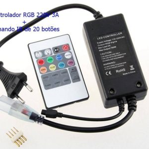 Comando para Fita LED Fl5050rgb1m 220v