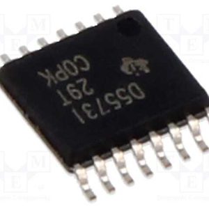 Ic: Conversor D/A, 8bit, 188ksps, Ch: 4, Tssop16,.