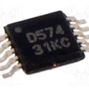 Ic: Conversor D/A, 8bit, 188ksps, Ch: 4, Vssop10,.