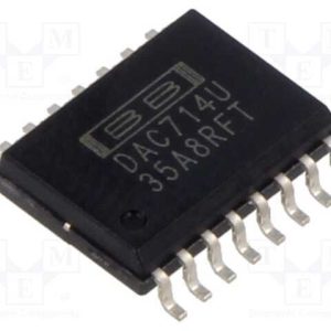 Ic: Conversor D/A, 16bit, 86ksps, Ch: 1, Soic16, .