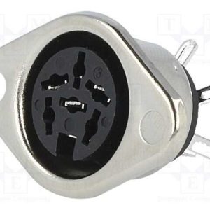 Tomada, Din, Fêmea, Pin: 6, Sistema: 240, Simples.